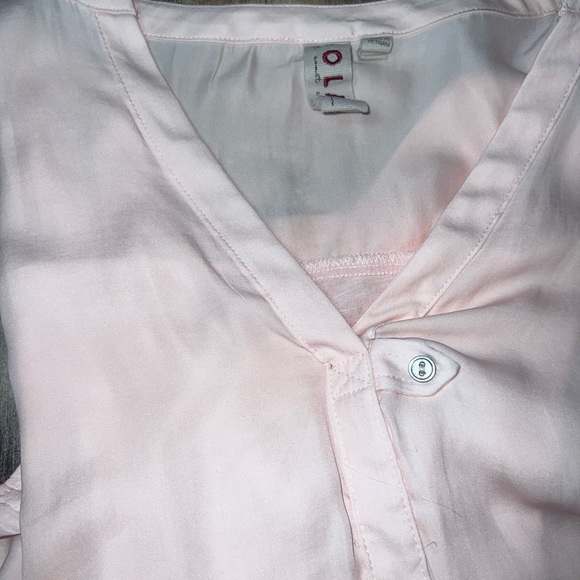 Anthropologie |Dolan| Pink LS top Size Small - Picture 7 of 8